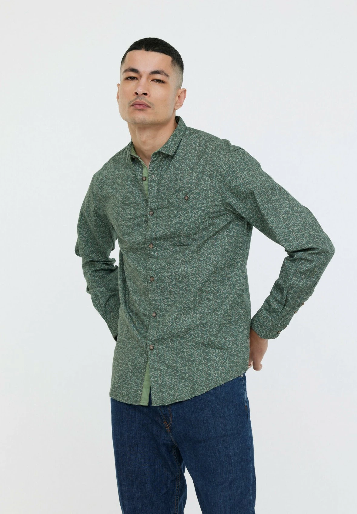 Lee Cooper Darich M - Overhemd - Earth Kaki 4 Lee Cooper Darich M - Overhemd - Earth Kaki - Afbeelding 4