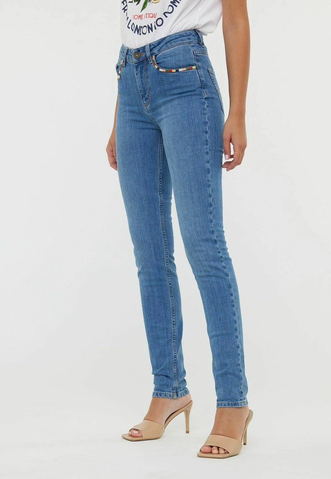 Lee Cooper Lc135F - Slim Fit Jeans - Medium Blue Used 4 Lee Cooper Lc135F - Slim Fit Jeans - Medium Blue Used - Afbeelding 4