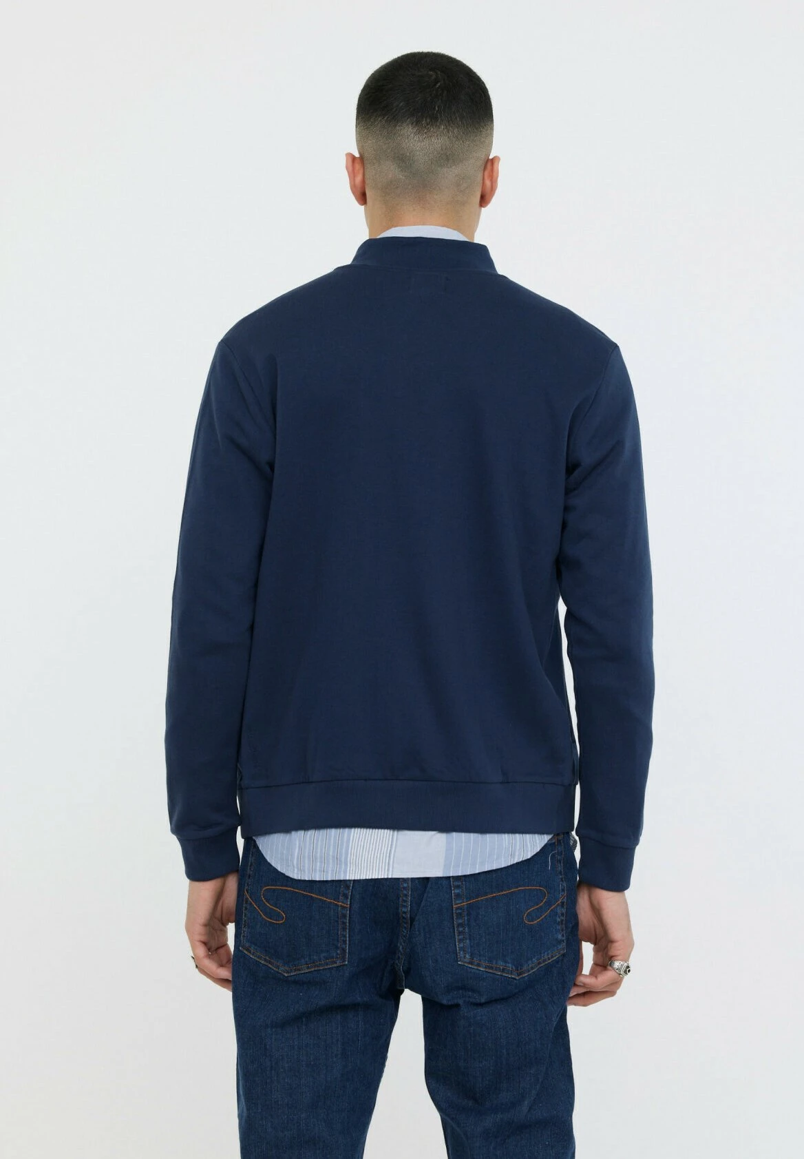 Lee Cooper Emoli - Sweater Met Rits - Navy 2 Lee Cooper Emoli - Sweater Met Rits - Navy - Afbeelding 2