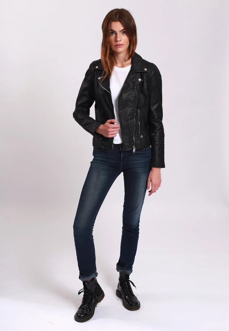 Lee Cooper Berthe - Leren Jas - Black 2 Lee Cooper Berthe - Leren Jas - Black - Afbeelding 2