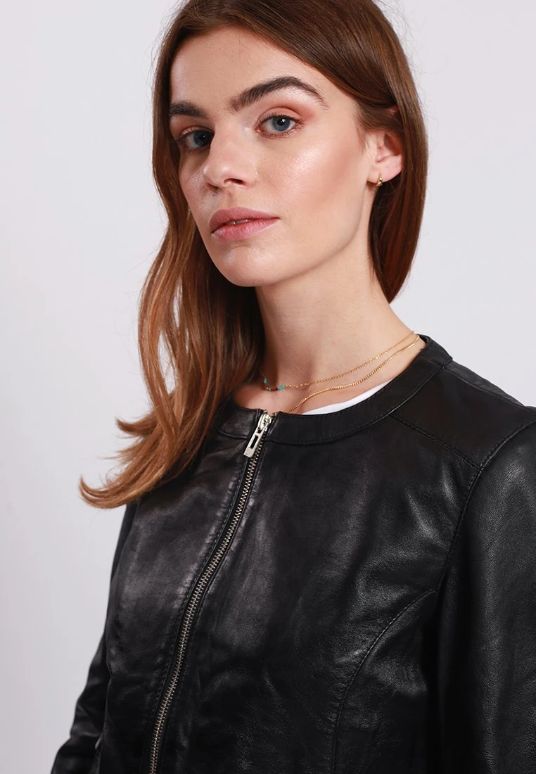 Lee Cooper Bettie - Leren Jas - Black 4 Lee Cooper Bettie - Leren Jas - Black - Afbeelding 4