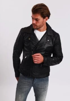 Lee Cooper Balain - Leren Jas - Black