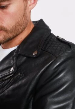 Lee Cooper Basso - Leren Jas - Black -Lee Cooper 1580bd2c6ae54cafbff1cacb7f7edacb