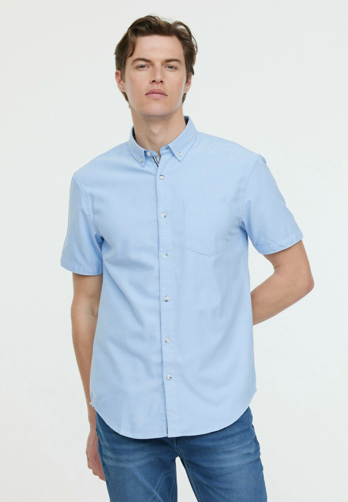 Lee Cooper Danub Mc - Overhemd - Sky Blue 4 Lee Cooper Danub Mc - Overhemd - Sky Blue - Afbeelding 4