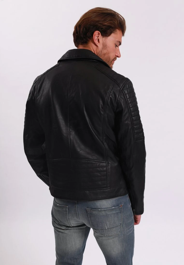 Lee Cooper Balain - Leren Jas - Black 3 Lee Cooper Balain - Leren Jas - Black - Afbeelding 3