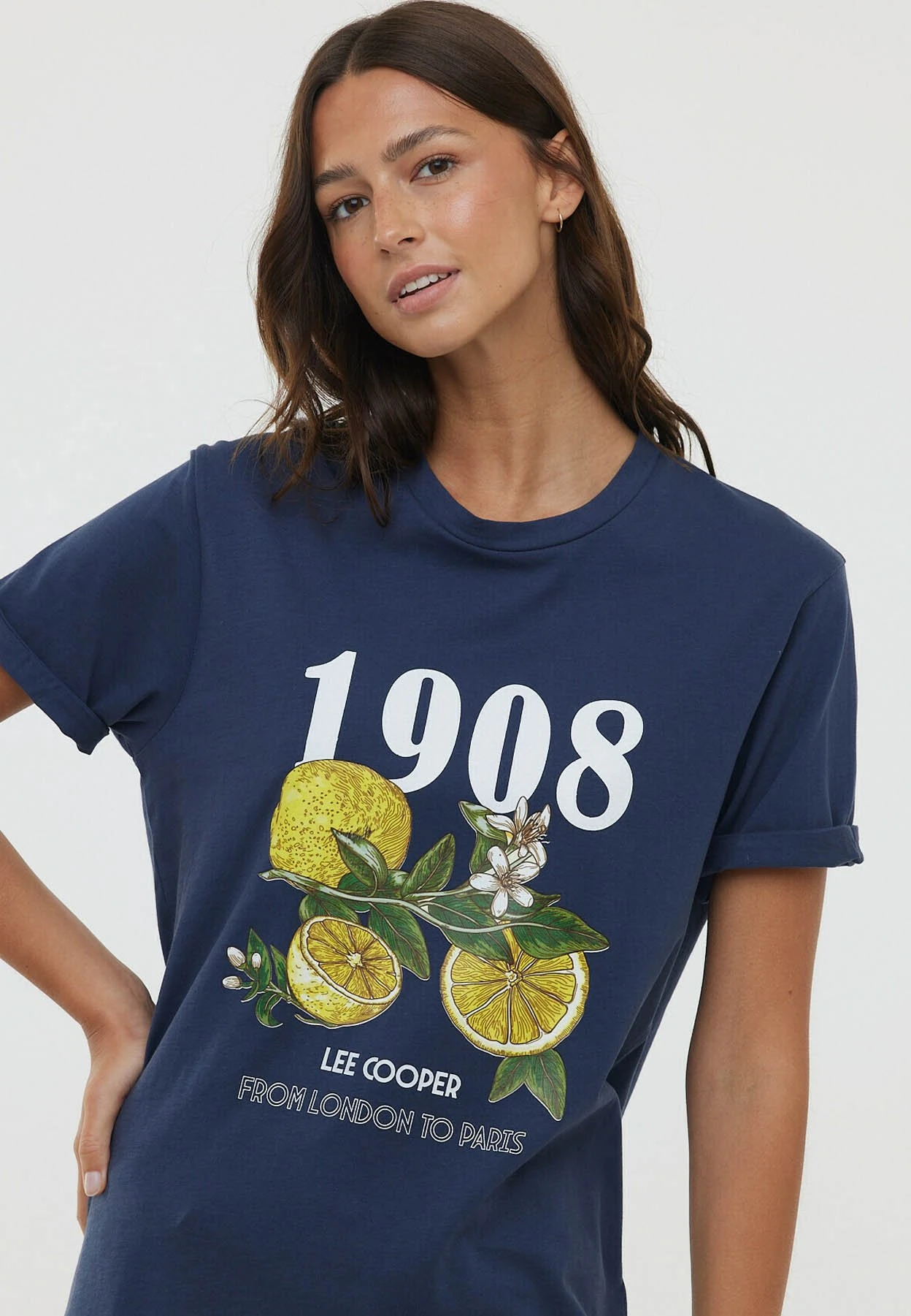 Lee Cooper Axis Mc - T-Shirt Print - Navy 4 Lee Cooper Axis Mc - T-Shirt Print - Navy - Afbeelding 4