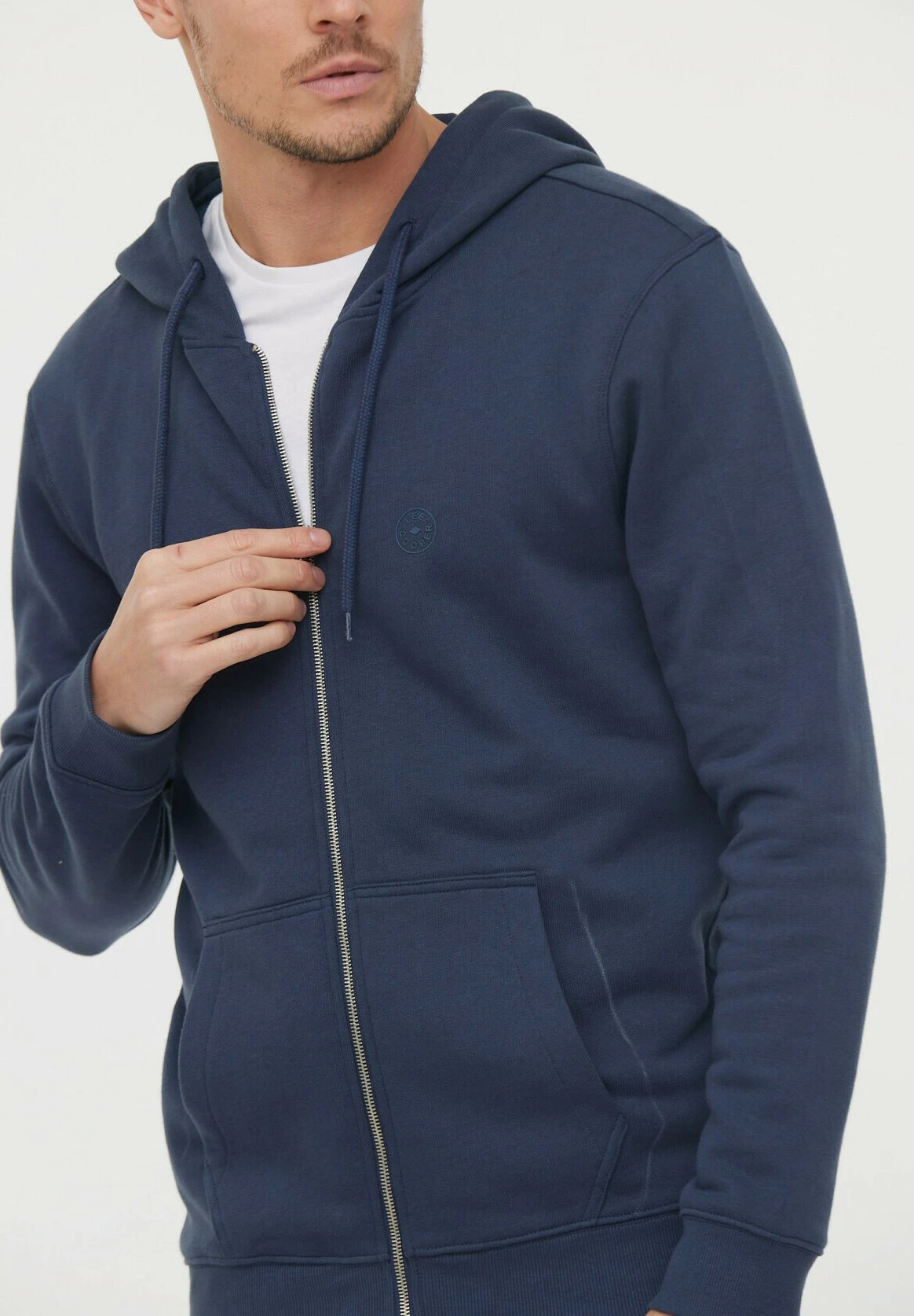 Lee Cooper Etienne - Sweater Met Rits - Navy 3 Lee Cooper Etienne - Sweater Met Rits - Navy - Afbeelding 3