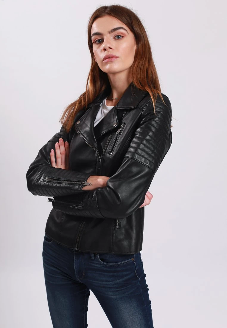 Lee Cooper Berenice - Leren Jas - Black 1 Lee Cooper Berenice - Leren Jas - Black