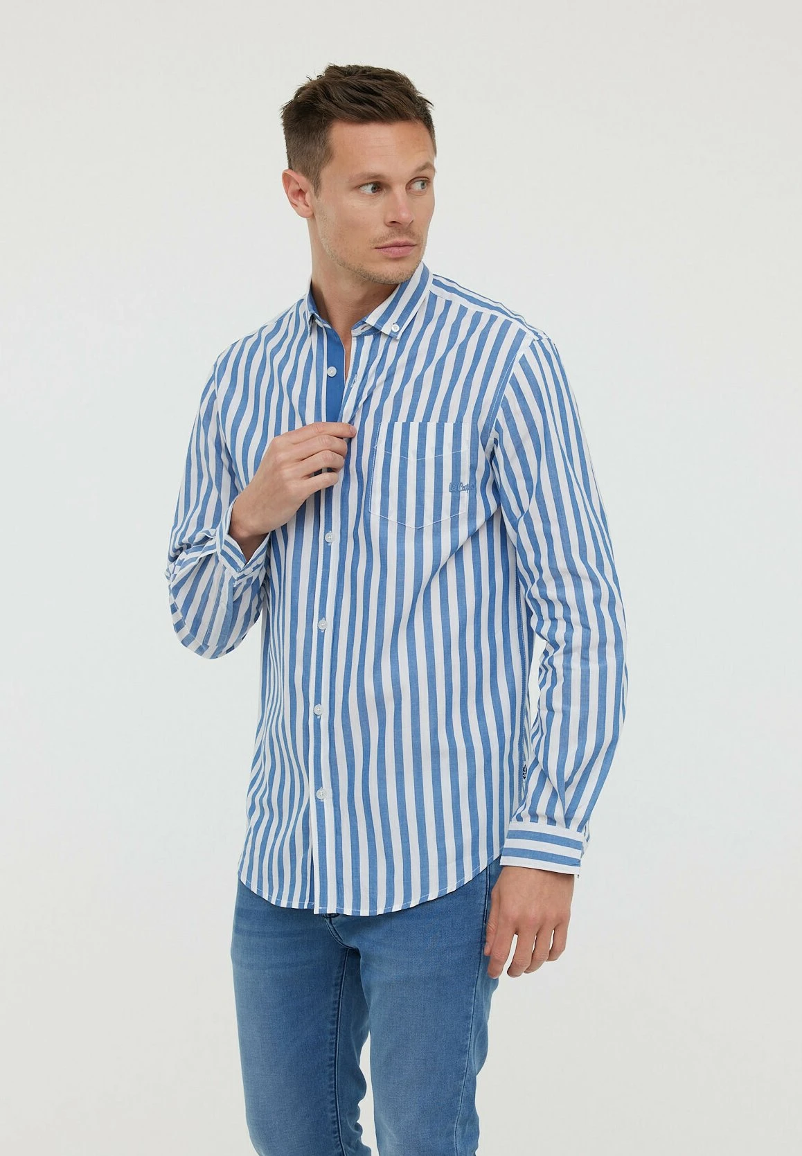 Lee Cooper Diso Ml - Overhemd - Celadon Blue 4 Lee Cooper Diso Ml - Overhemd - Celadon Blue - Afbeelding 4