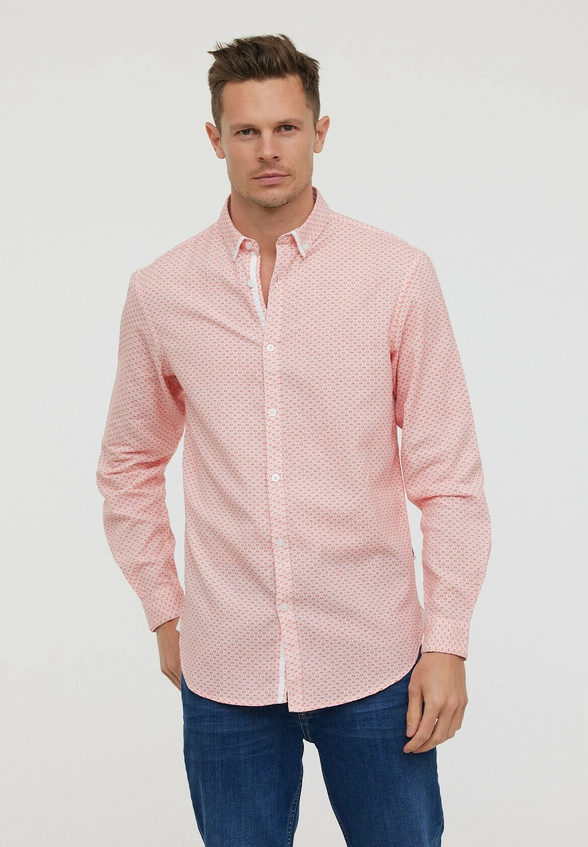 Lee Cooper Dolce Ml - Overhemd - Mandarine 1 Lee Cooper Dolce Ml - Overhemd - Mandarine