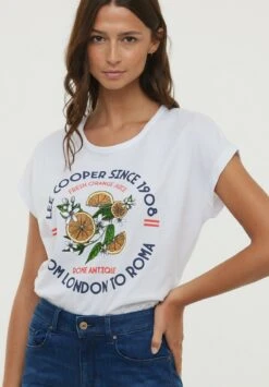 Lee Cooper Azial Mc - T-Shirt Print - Optic White -Lee Cooper 44e5ea705c4e4fbfa742436297db8711