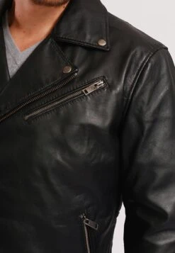 Lee Cooper Babylas - Leren Jas - Black -Lee Cooper 4e4b410999004b279ed13728b5a64a0d