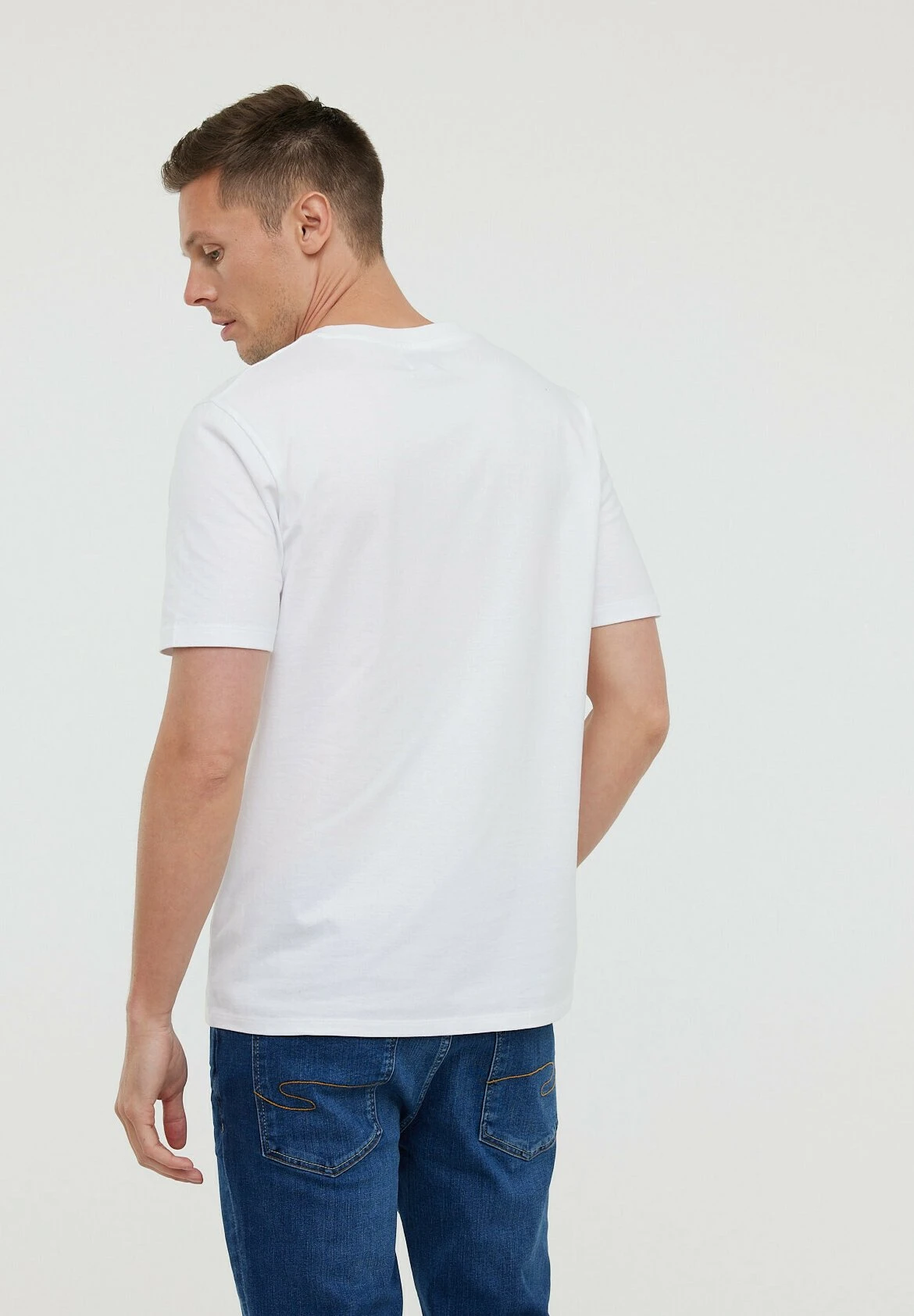 Lee Cooper Azzip Mc - T-Shirt Print - Optic White 2 Lee Cooper Azzip Mc - T-Shirt Print - Optic White - Afbeelding 2