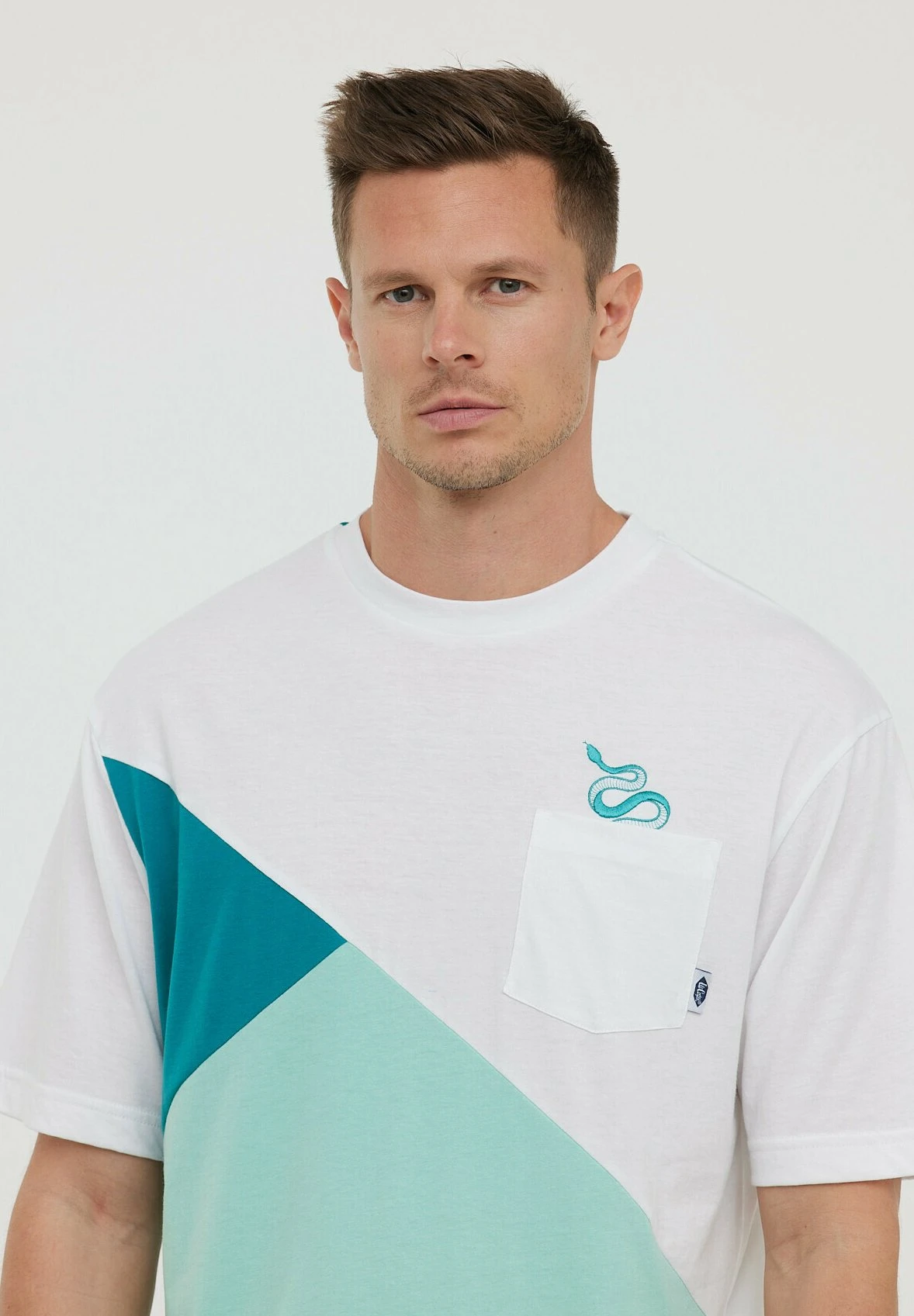 Lee Cooper Akim Mc - T-Shirt Print - Amande 3 Lee Cooper Akim Mc - T-Shirt Print - Amande - Afbeelding 3