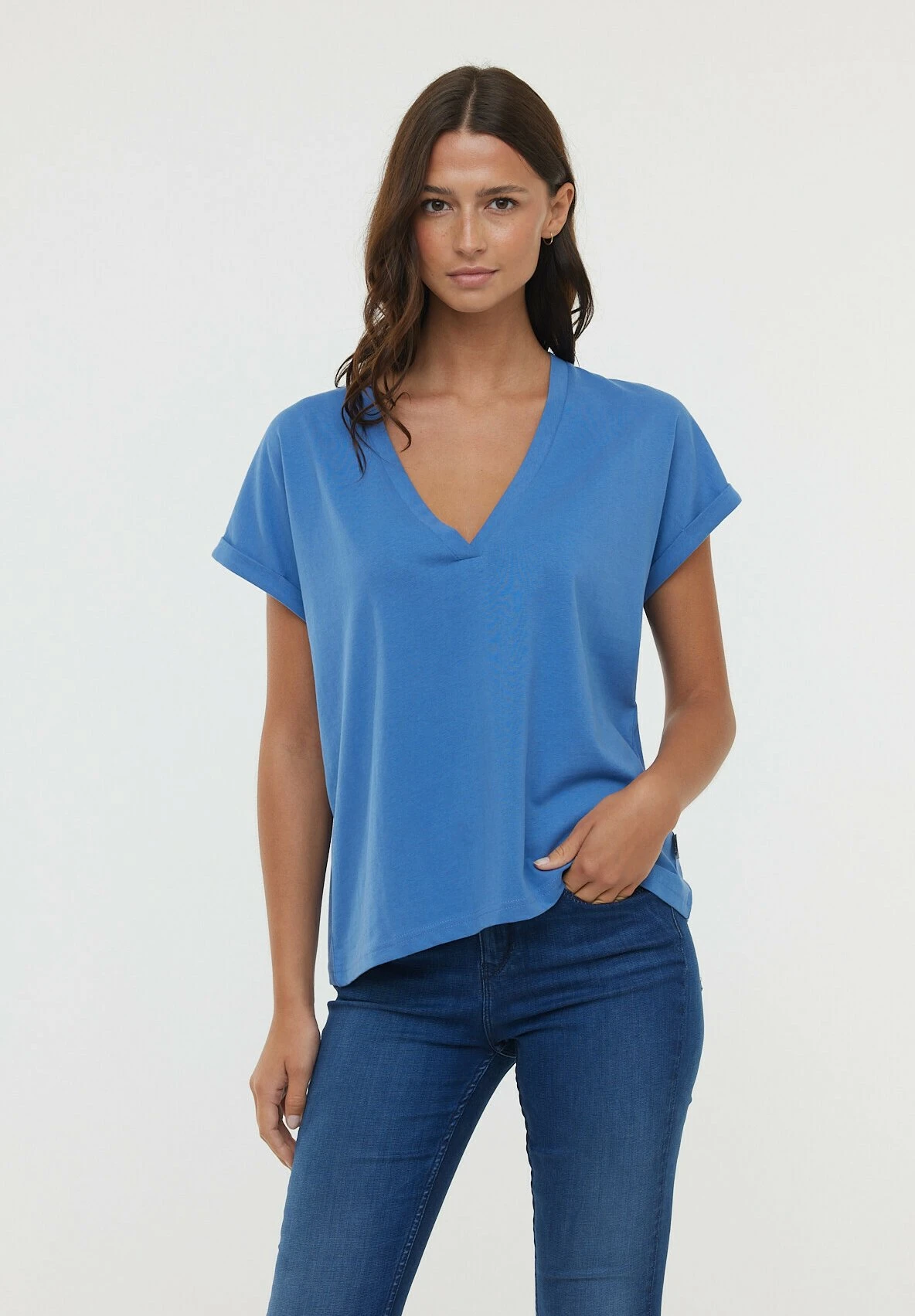 Lee Cooper Alys Mc - T-Shirt Basic - Celadon Blue 1 Lee Cooper Alys Mc - T-Shirt Basic - Celadon Blue