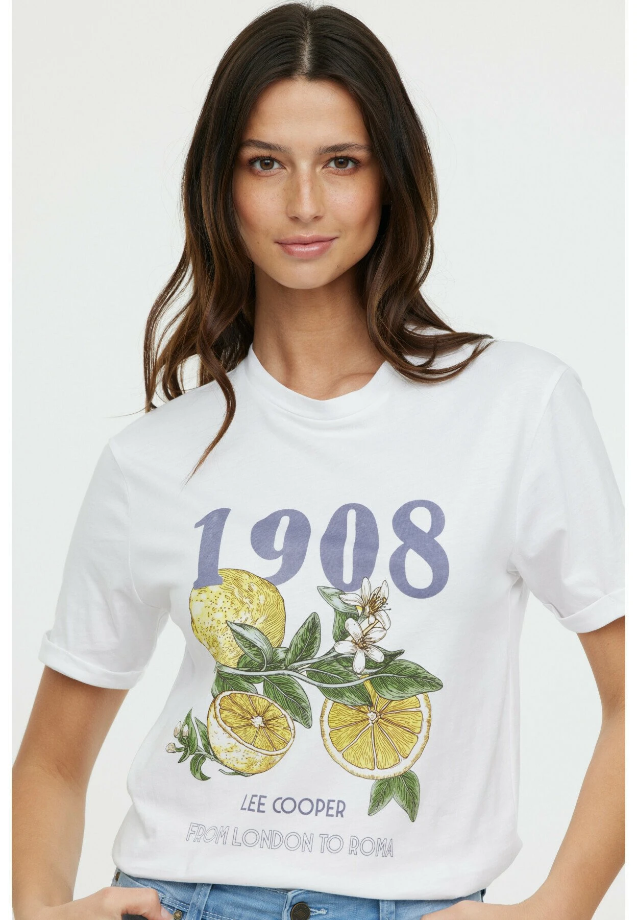 Lee Cooper Axis Mc - T-Shirt Print - Optic White 4 Lee Cooper Axis Mc - T-Shirt Print - Optic White - Afbeelding 4