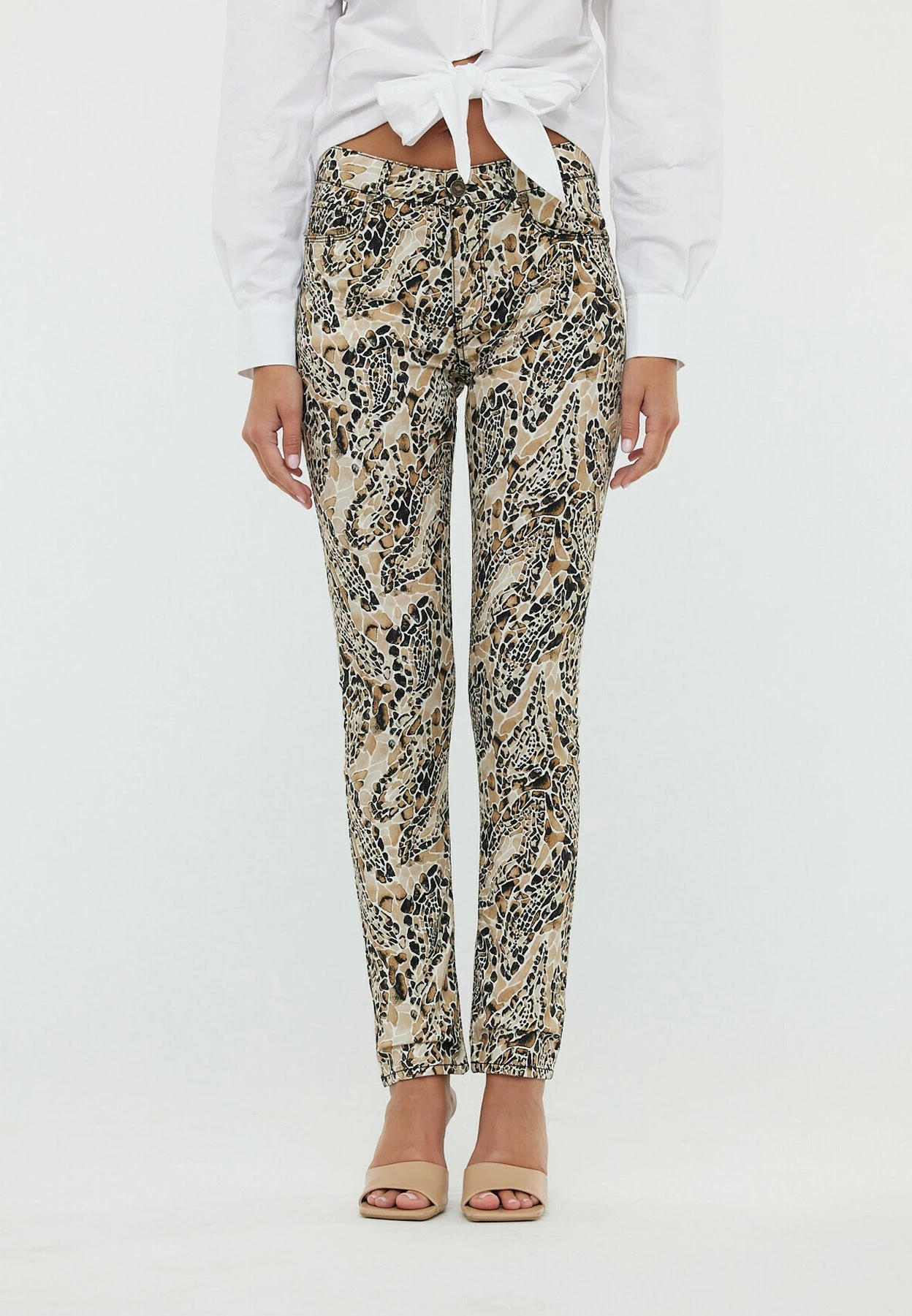 Lee Cooper Slim Fit Jeans - Cream 1 Lee Cooper Slim Fit Jeans - Cream