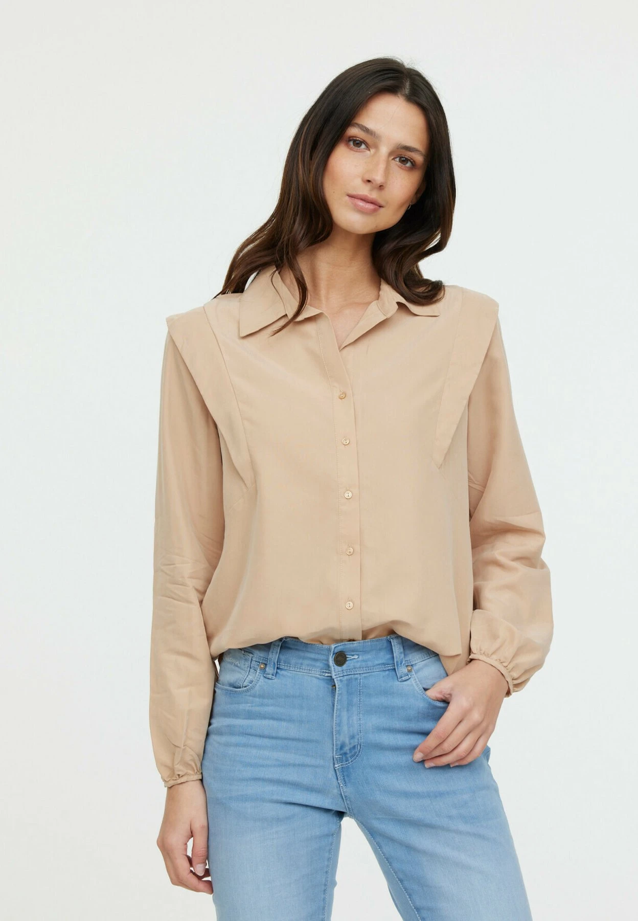 Lee Cooper Dalza Ml - Overhemdblouse - Baby Beige 1 Lee Cooper Dalza Ml - Overhemdblouse - Baby Beige