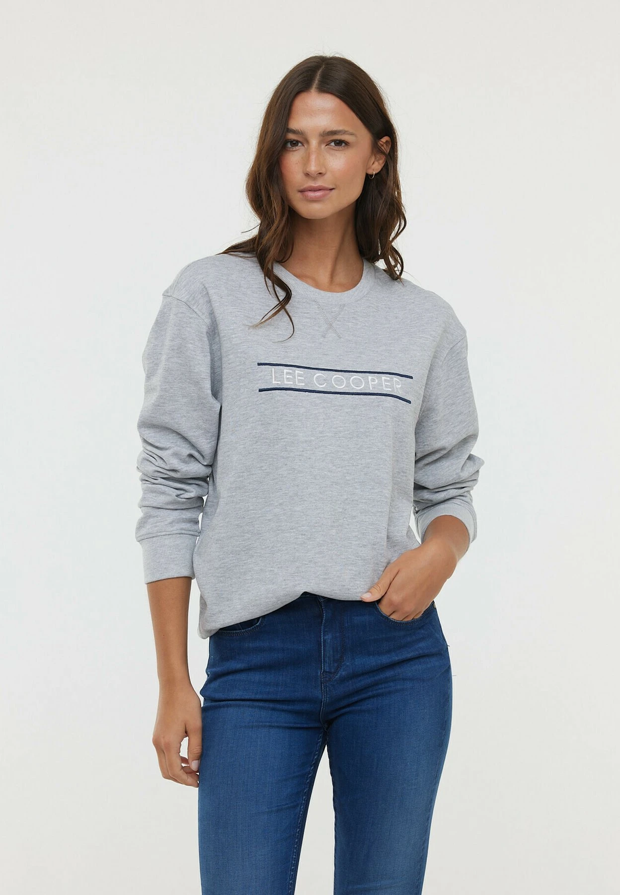 Lee Cooper Erra - Sweater - Gris Chiné 1 Lee Cooper Erra - Sweater - Gris Chiné