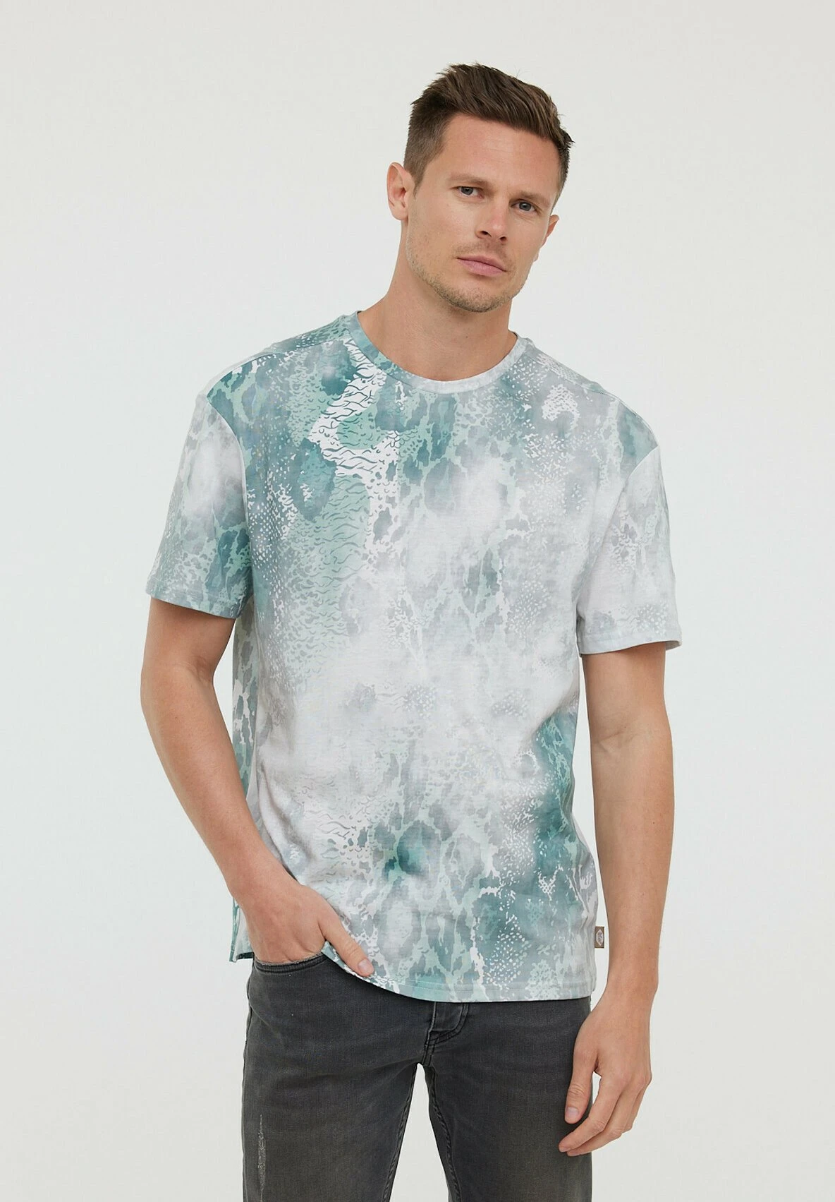 Lee Cooper Arsene M - T-Shirt Print - Emerald 1 Lee Cooper Arsene M - T-Shirt Print - Emerald