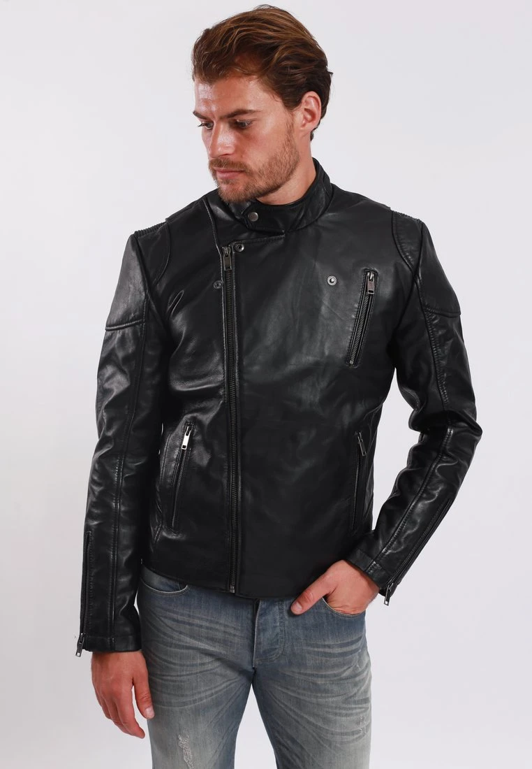 Lee Cooper Bacchus - Leren Jas - Black 1 Lee Cooper Bacchus - Leren Jas - Black