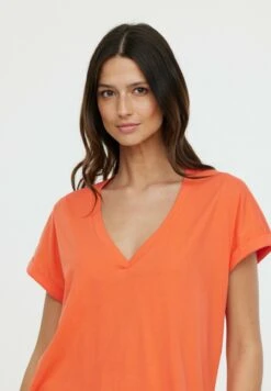 Lee Cooper Alys Mc - T-Shirt Basic - Mandarine -Lee Cooper 816b80cc30624695a4d2b17a7ac16c2f