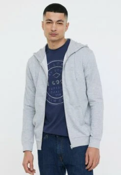Lee Cooper 13 Lee Cooper Etienne - Sweater Met Rits - Gris Chiné