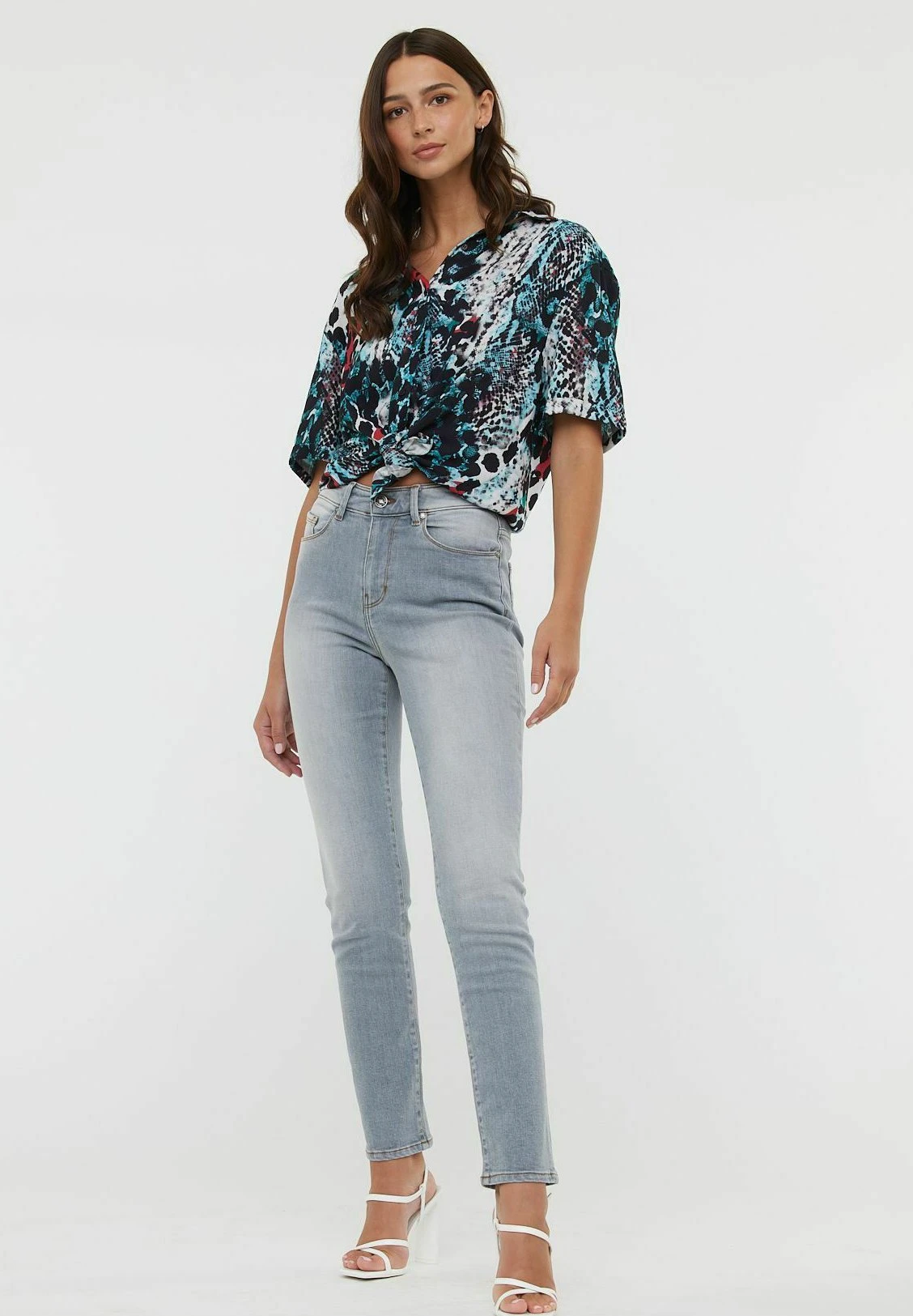 Lee Cooper Lc161 - Slim Fit Jeans - Blue Grey 2 Lee Cooper Lc161 - Slim Fit Jeans - Blue Grey - Afbeelding 2