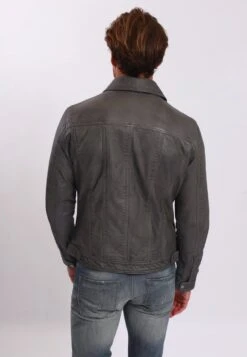 Lee Cooper Leren Jas - Vintage Grey 6 Lee Cooper Leren Jas - Vintage Grey -Lee Cooper 849cf0ae91b443cc901670d406c7293a