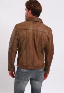 Lee Cooper Leren Jas - Vintage Cognac -Lee Cooper 87b6610817cf4268b5f7540770386c41