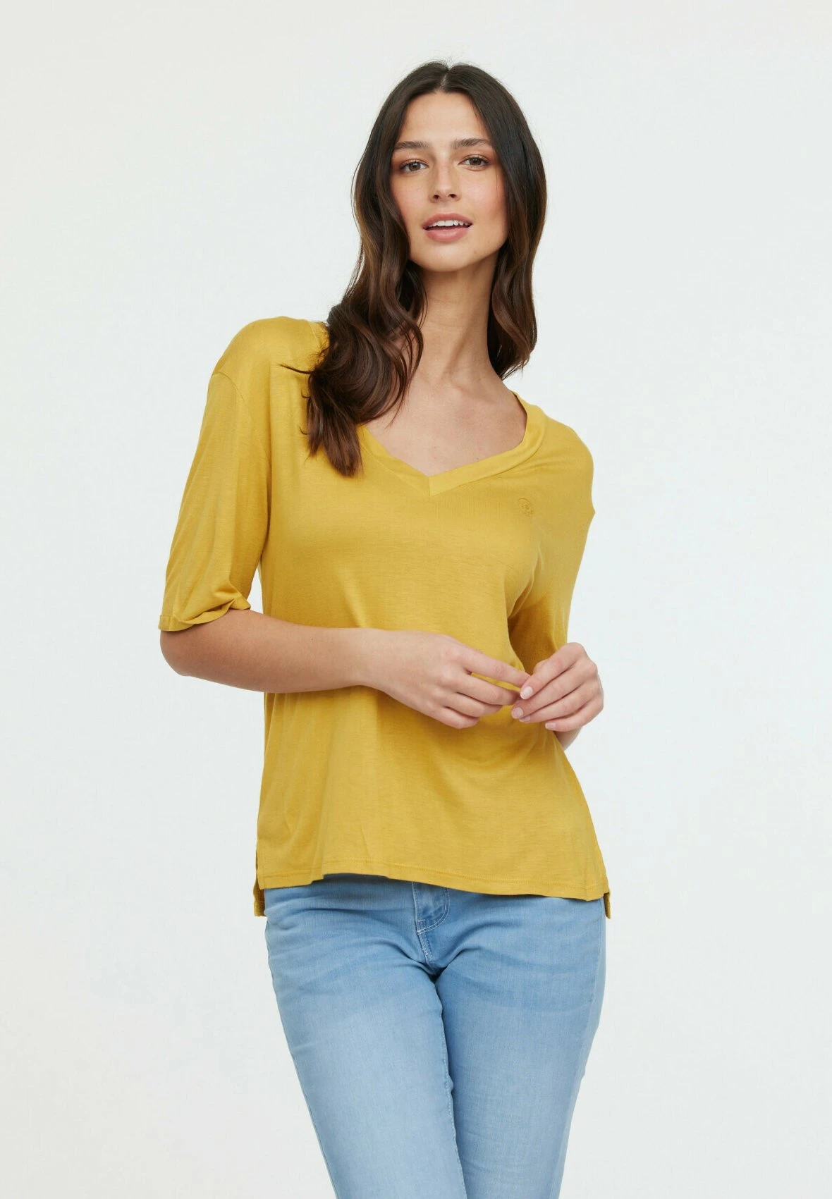 Lee Cooper Adouna M - T-Shirt Basic - Golden Curry 1 Lee Cooper Adouna M - T-Shirt Basic - Golden Curry