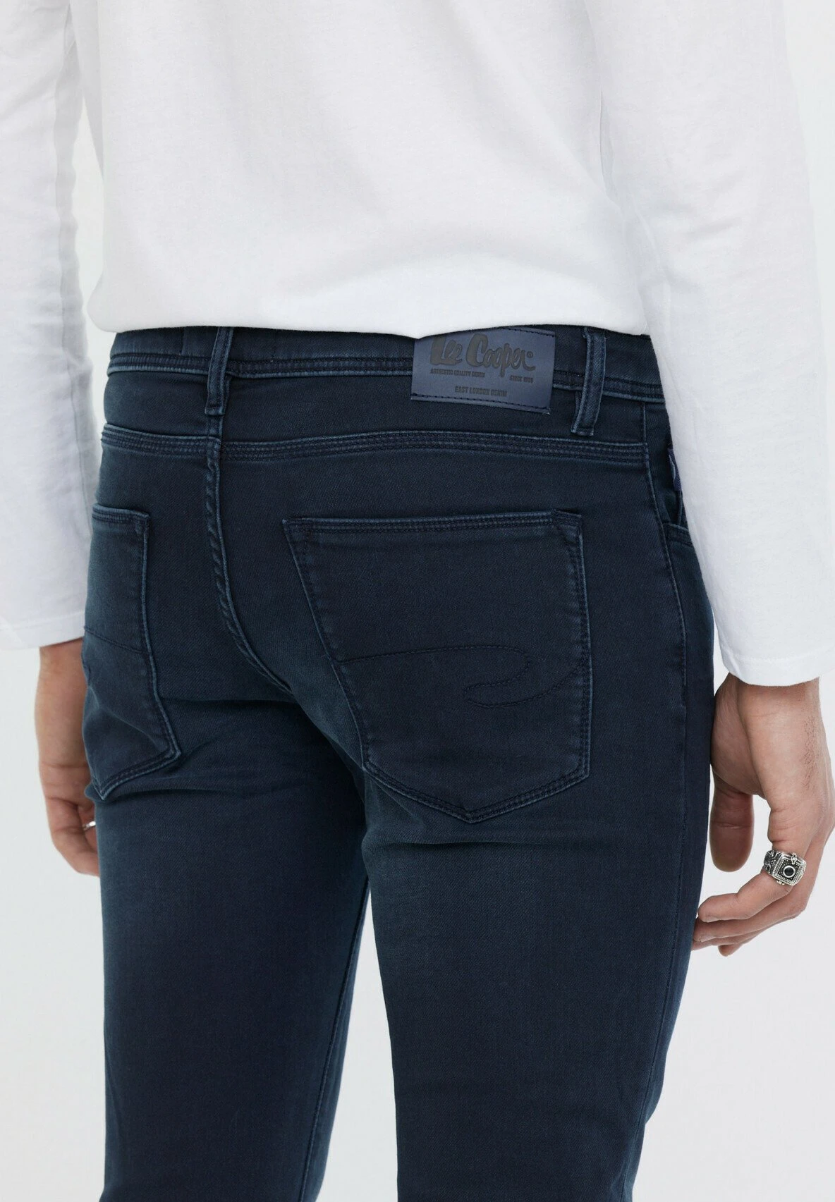 Lee Cooper Slim Fit Jeans - Dark Blue Brushed 3 Lee Cooper Slim Fit Jeans - Dark Blue Brushed - Afbeelding 3