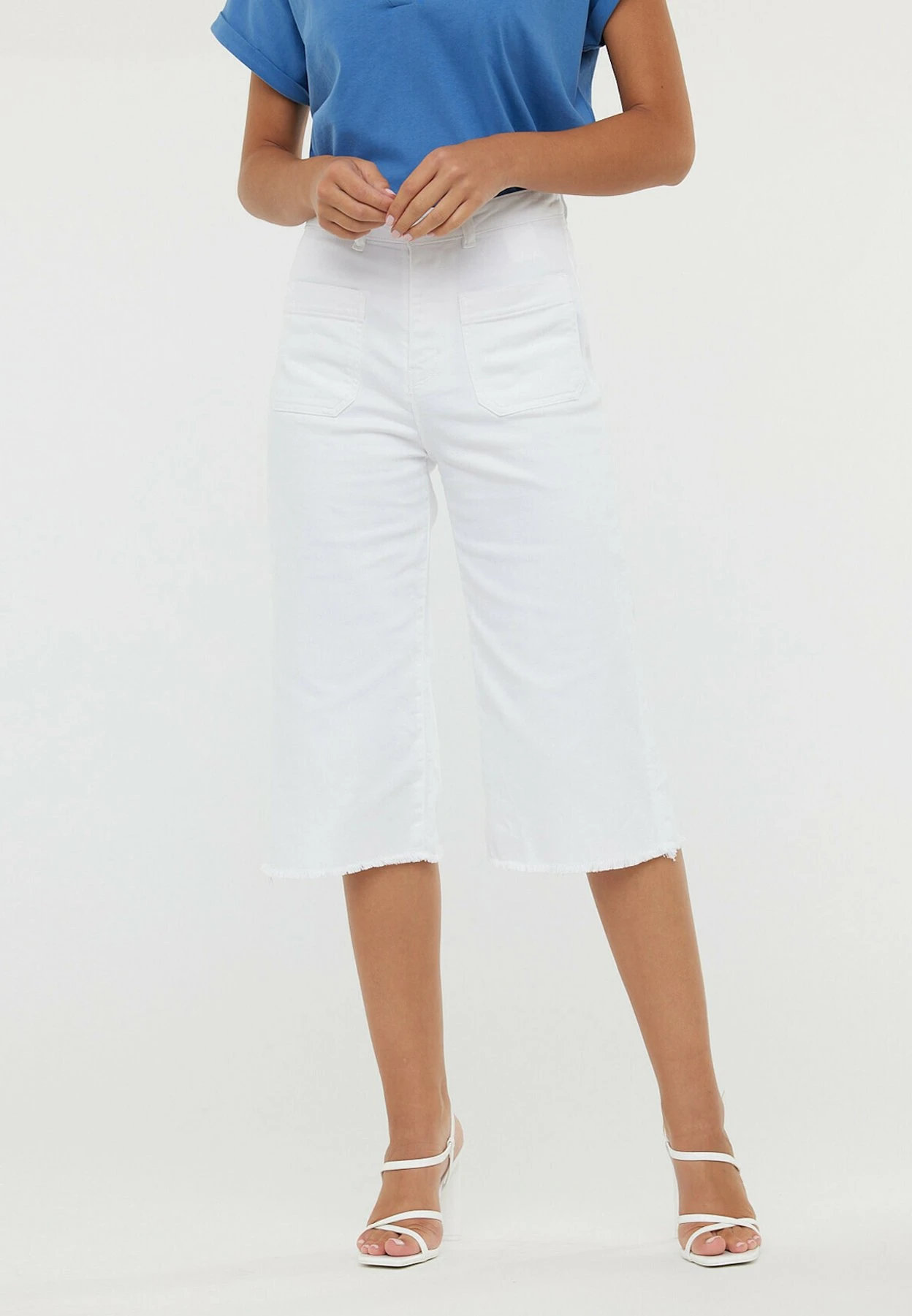 Lee Cooper Jelini - Jeansshort - Optic White 1 Lee Cooper Jelini - Jeansshort - Optic White
