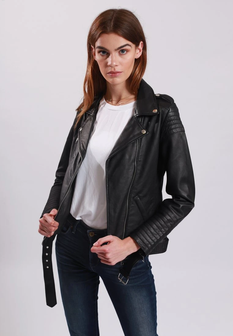 Lee Cooper Bojana - Leren Jas - Black 1 Lee Cooper Bojana - Leren Jas - Black