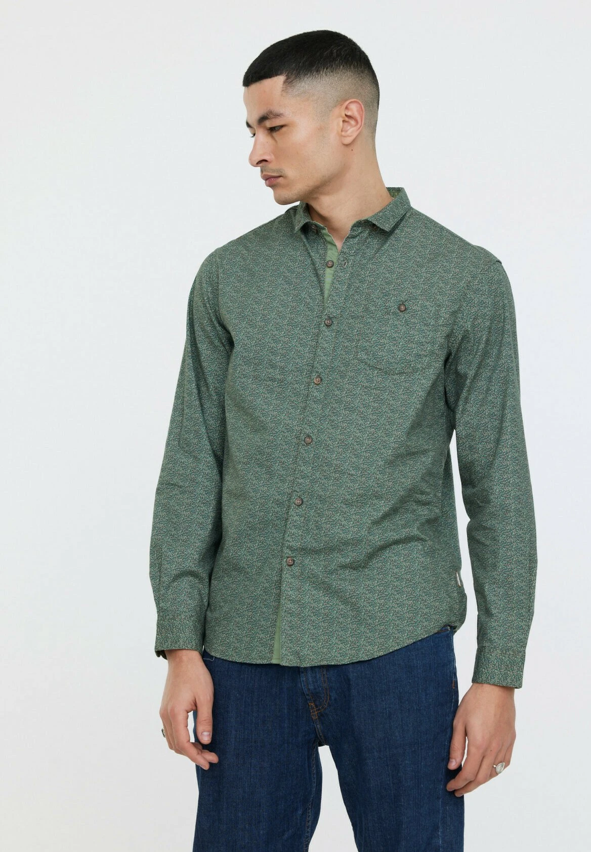 Lee Cooper Darich M - Overhemd - Earth Kaki 1 Lee Cooper Darich M - Overhemd - Earth Kaki