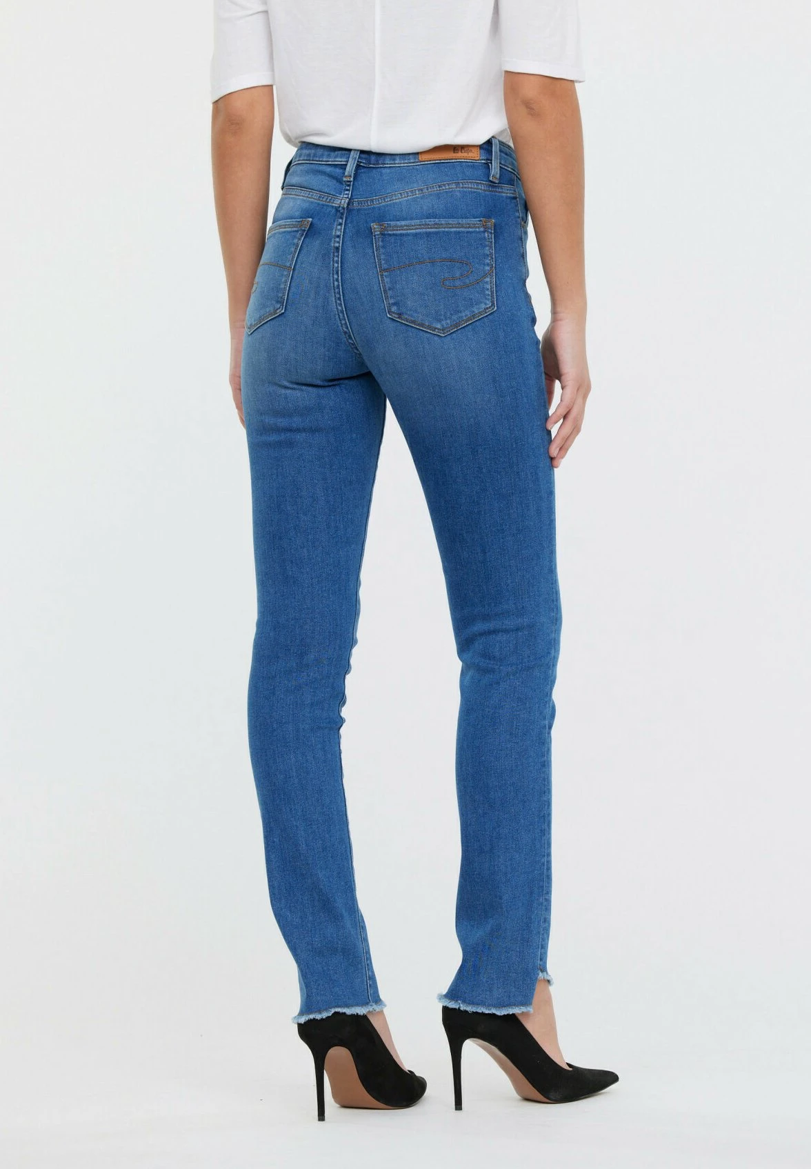 Lee Cooper Slim Fit Jeans - Medium Blue Brushed 2 Lee Cooper Slim Fit Jeans - Medium Blue Brushed - Afbeelding 2