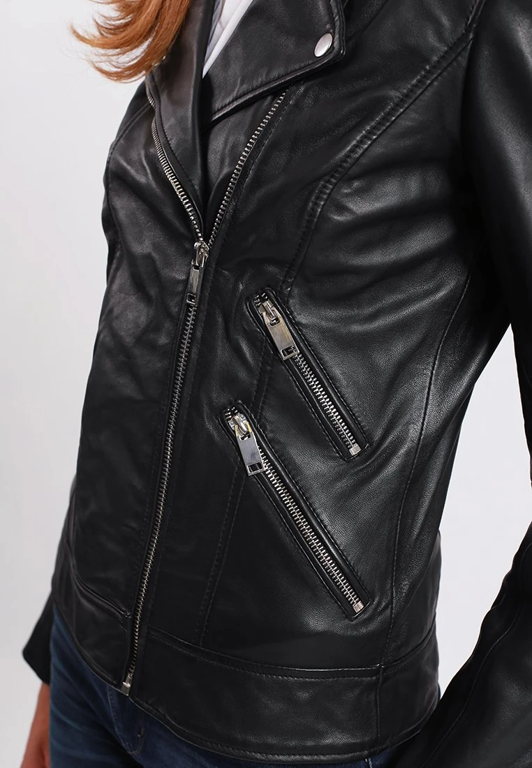 Lee Cooper Beline - Leren Jas - Black 4 Lee Cooper Beline - Leren Jas - Black - Afbeelding 4