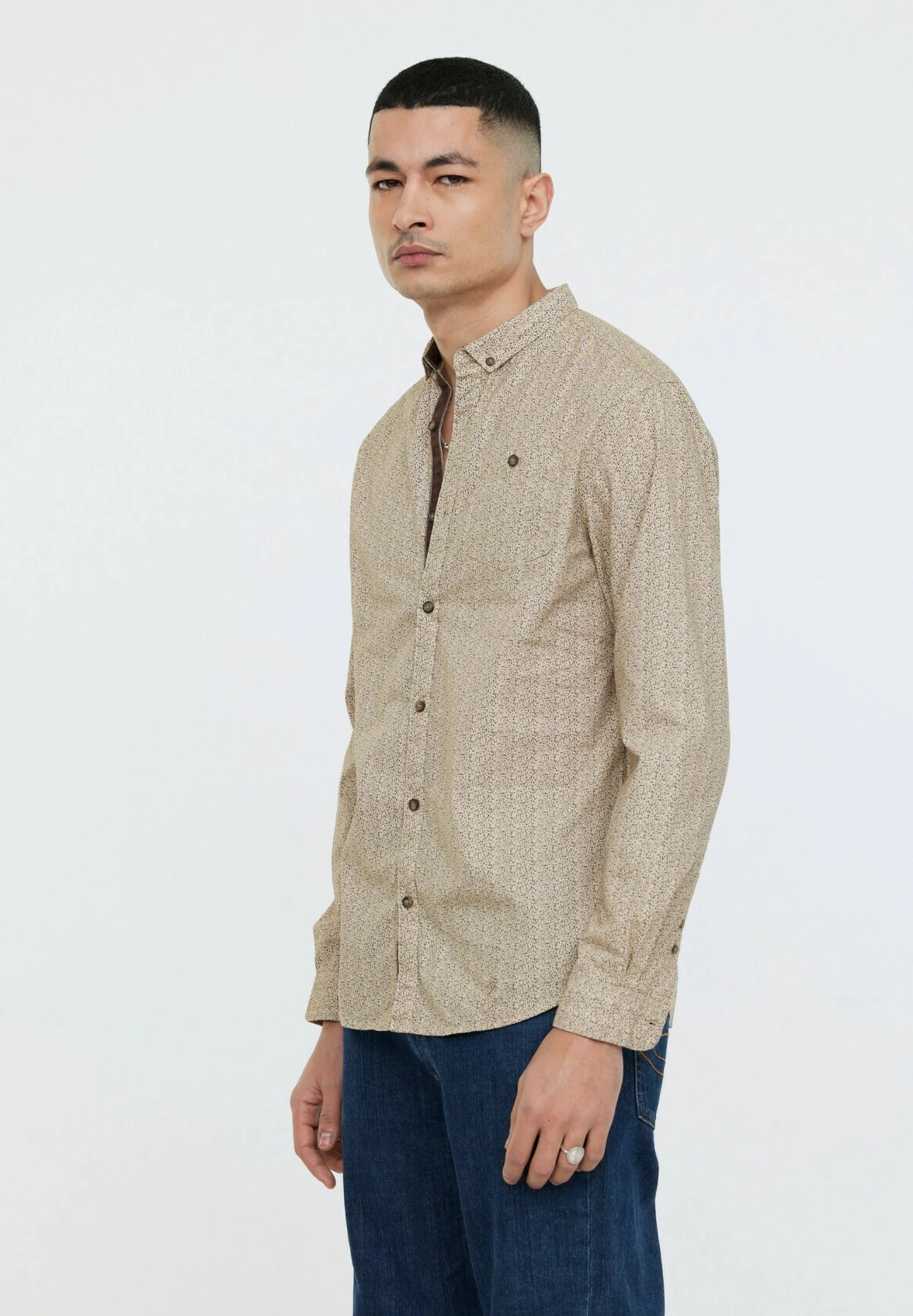 Lee Cooper Darich M - Overhemd - Cream 4 Lee Cooper Darich M - Overhemd - Cream - Afbeelding 4