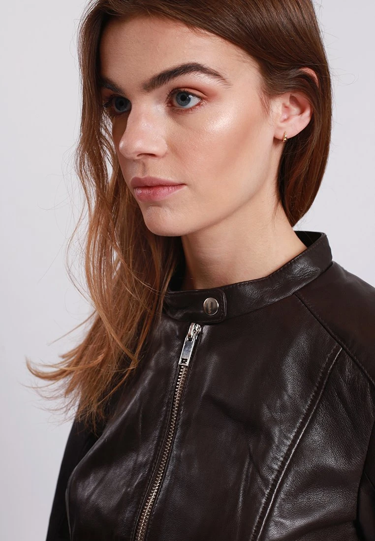 Lee Cooper Leren Jas - Brown 4 Lee Cooper Leren Jas - Brown - Afbeelding 4