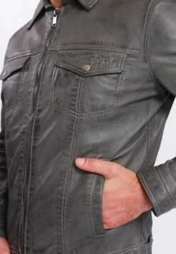 Lee Cooper Leren Jas - Vintage Grey 7 Lee Cooper Leren Jas - Vintage Grey -Lee Cooper bce89d287241492aac5df1a4ea5b6afb