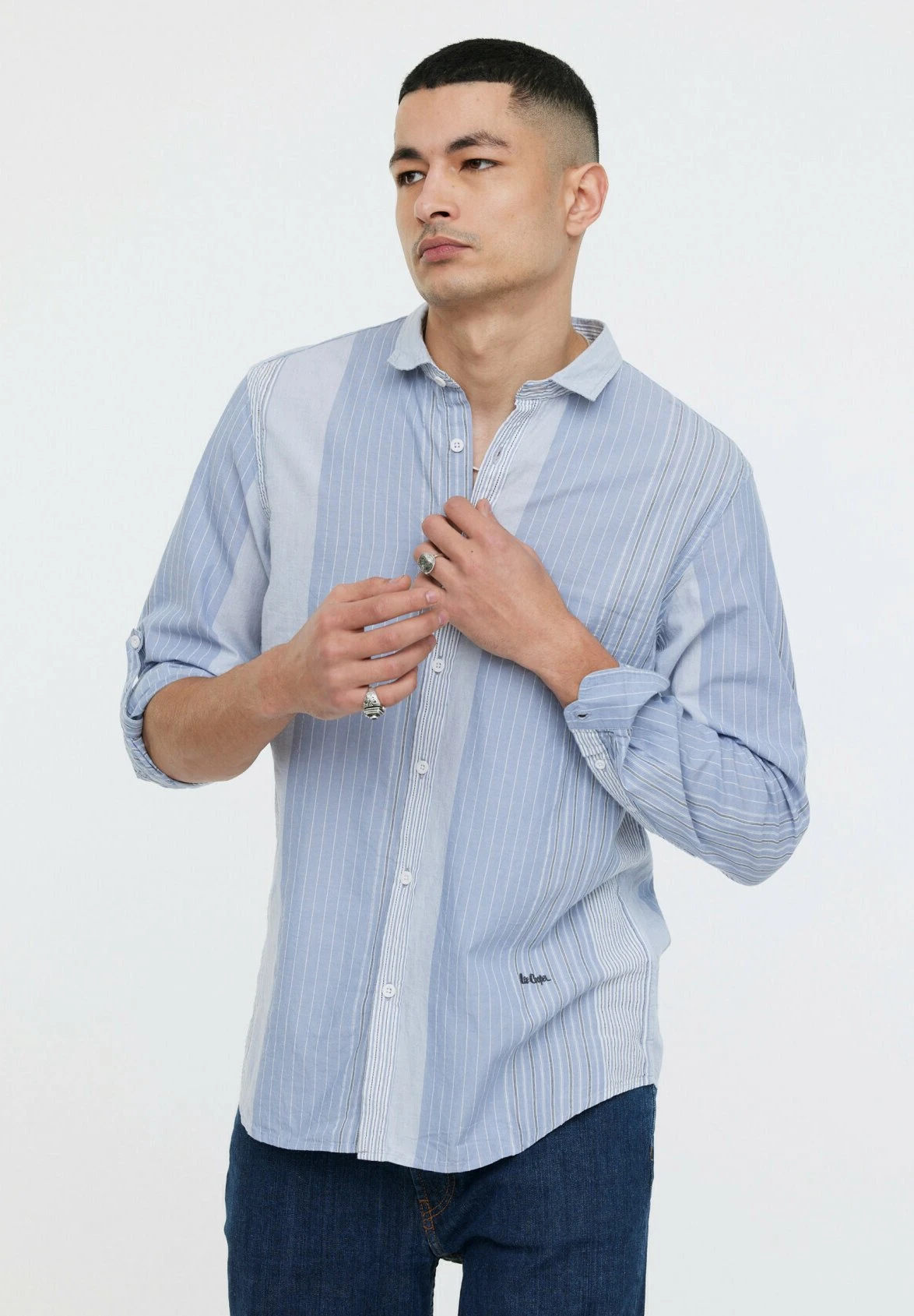 Lee Cooper Dikies M - Overhemd - Sky Blue 4 Lee Cooper Dikies M - Overhemd - Sky Blue - Afbeelding 4