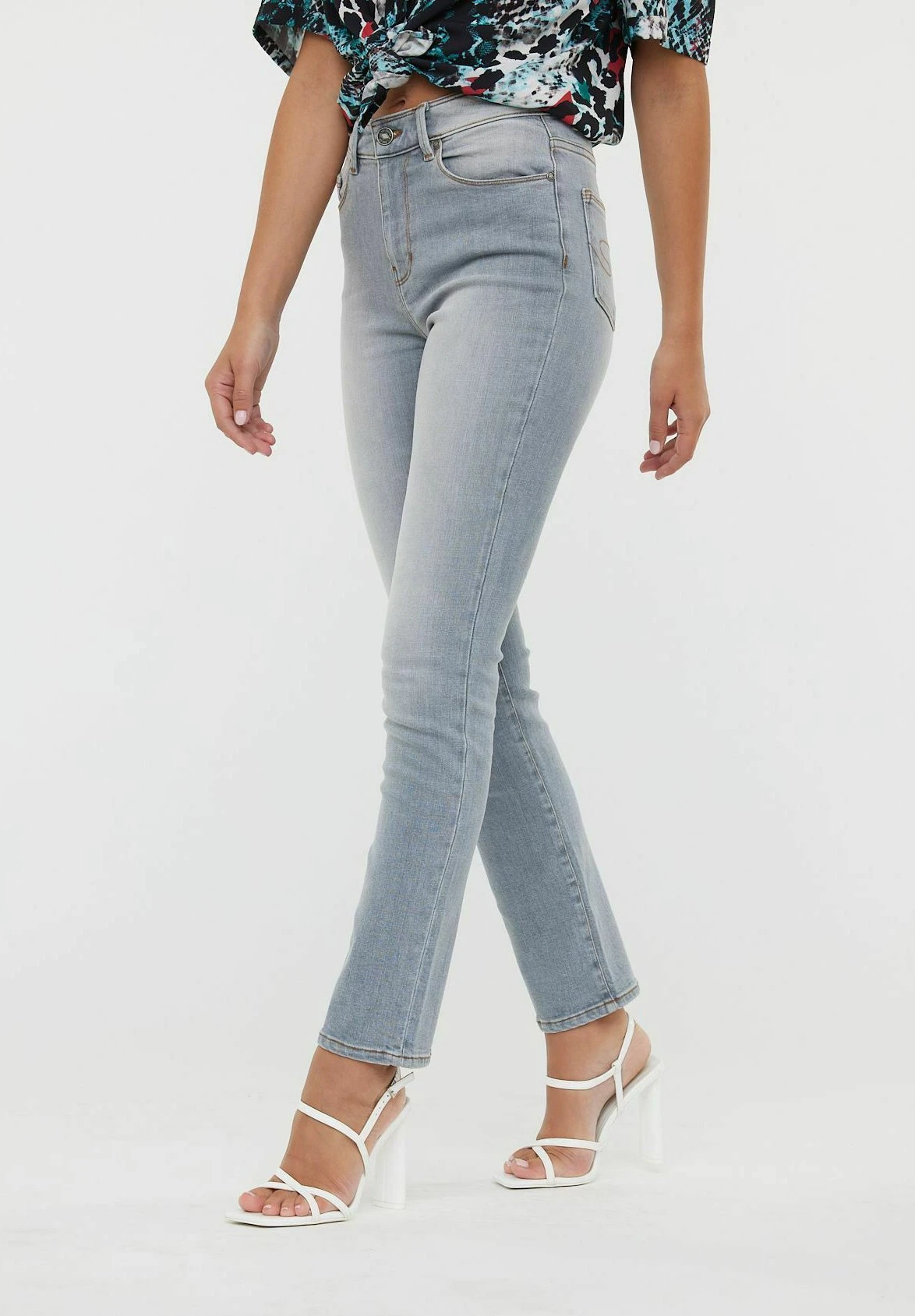 Lee Cooper Lc161 - Slim Fit Jeans - Blue Grey 4 Lee Cooper Lc161 - Slim Fit Jeans - Blue Grey - Afbeelding 4