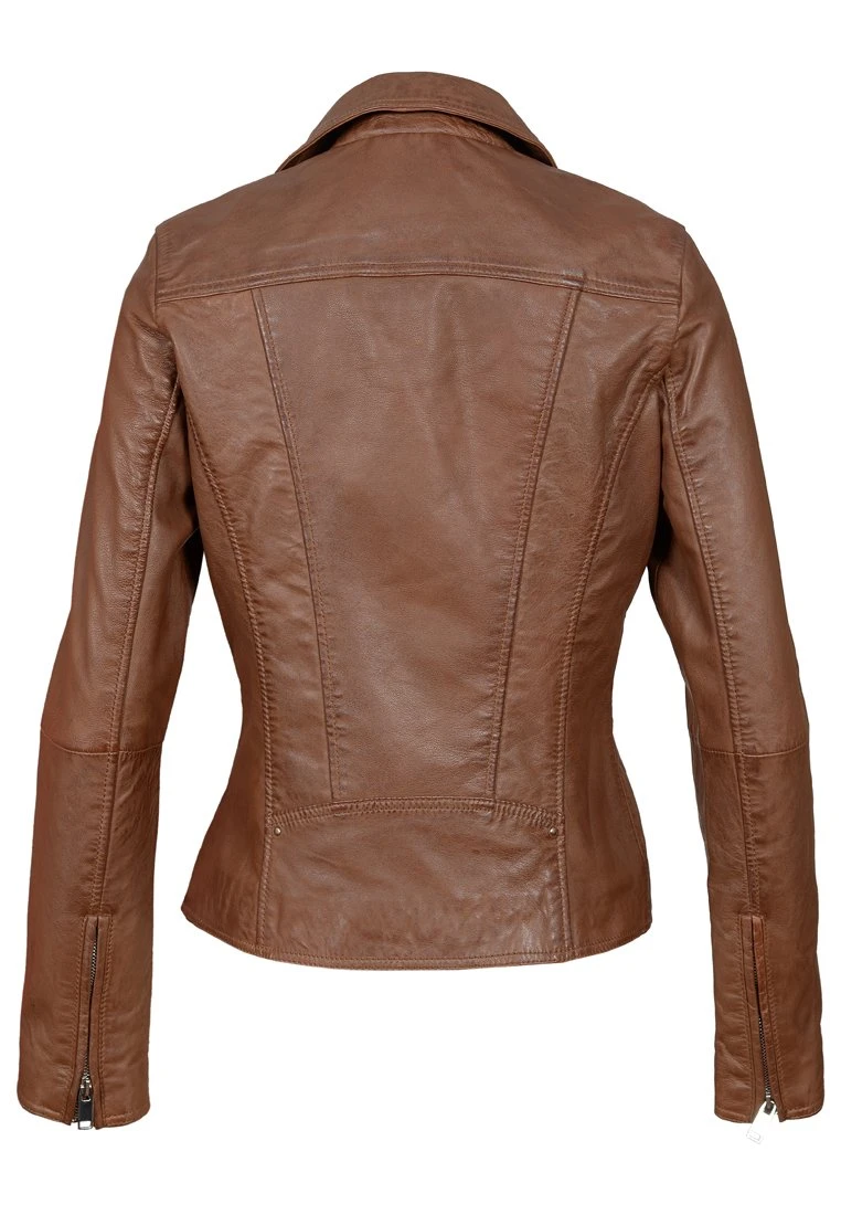 Lee Cooper Bonnie - Leren Jas - Cognac 2 Lee Cooper Bonnie - Leren Jas - Cognac - Afbeelding 2