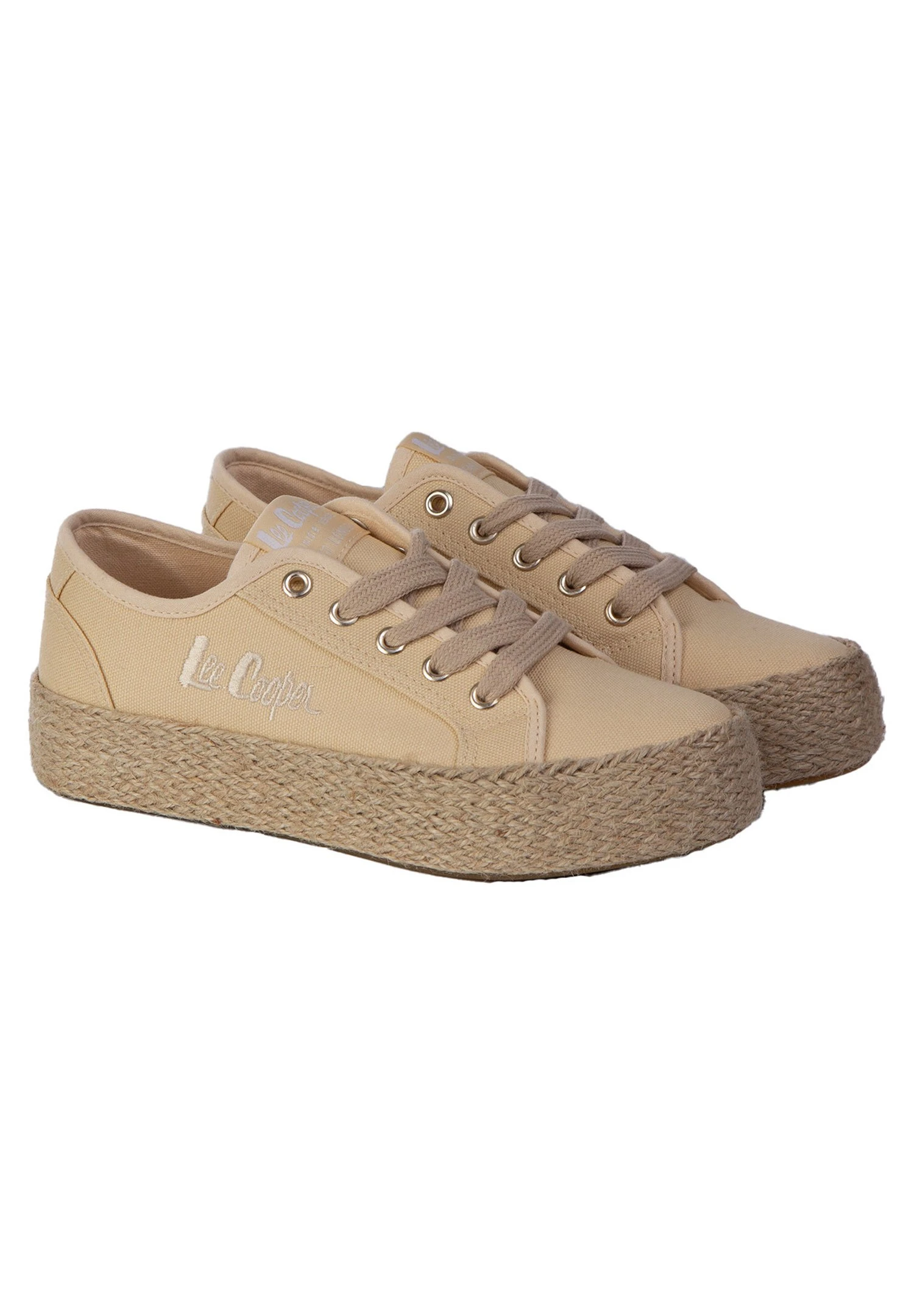 Lee Cooper Sneakers Laag - Beige 2 Lee Cooper Sneakers Laag - Beige - Afbeelding 2