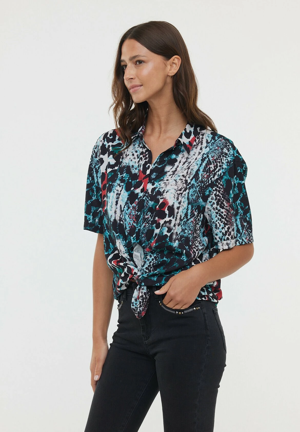 Lee Cooper Dama Ml - Overhemdblouse - Optic White 3 Lee Cooper Dama Ml - Overhemdblouse - Optic White - Afbeelding 3