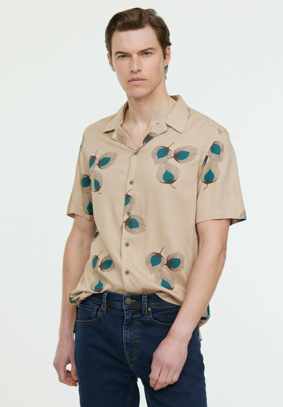 Lee Cooper Darus - Overhemd - Argile Beige 1 Lee Cooper Darus - Overhemd - Argile Beige