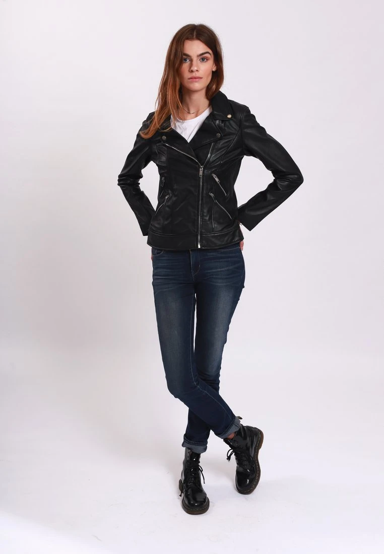 Lee Cooper Beline - Leren Jas - Black 2 Lee Cooper Beline - Leren Jas - Black - Afbeelding 2