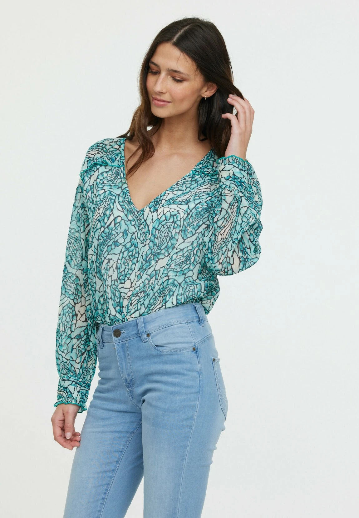 Lee Cooper Midena - Blouse - Precious Green 5 Lee Cooper Midena - Blouse - Precious Green - Afbeelding 5