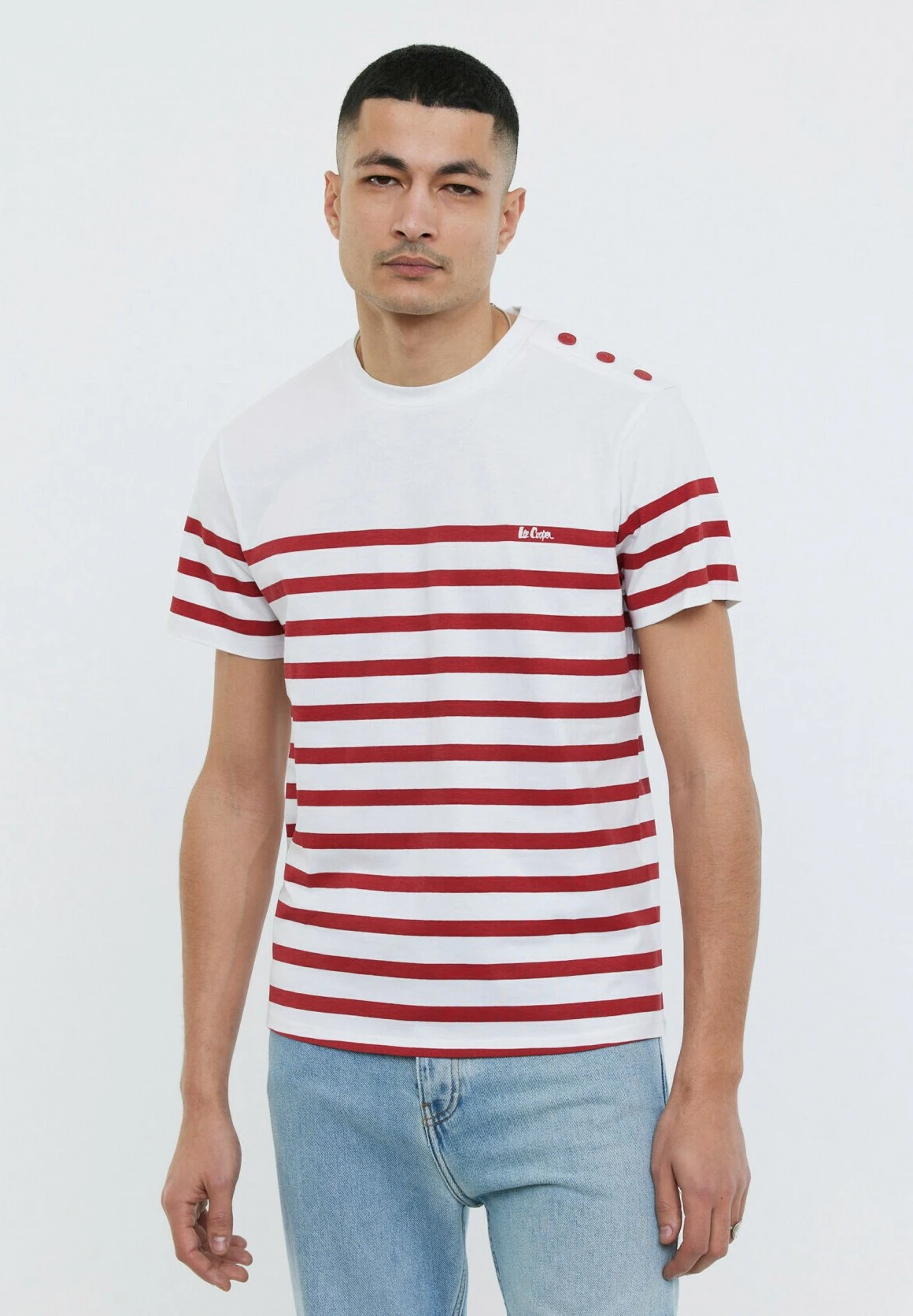 Lee Cooper Ancre Mc - T-Shirt Print - Berry 1 Lee Cooper Ancre Mc - T-Shirt Print - Berry
