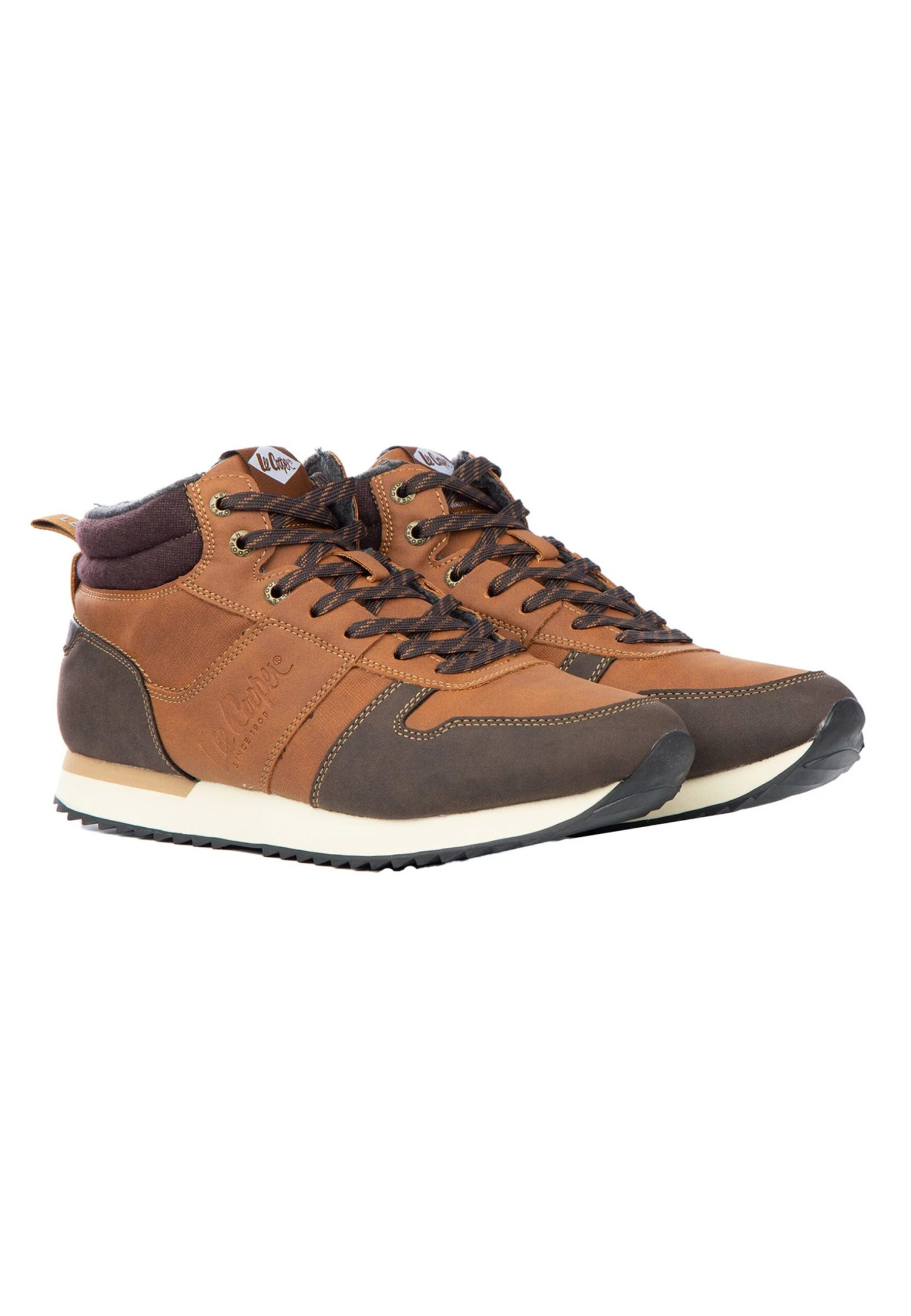 Lee Cooper Sneakers Hoog - Camel 2 Lee Cooper Sneakers Hoog - Camel - Afbeelding 2